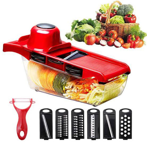 10-in-1 Vegetable Cutter, Slicer & Grater – Multi-Function Kitchen Tool
