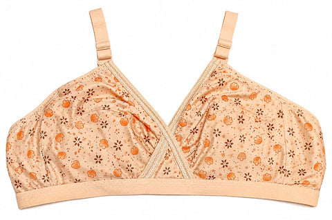 4-Piece Women's Printed Bra & Brief Set – Soft Jersey Everyday Underwear