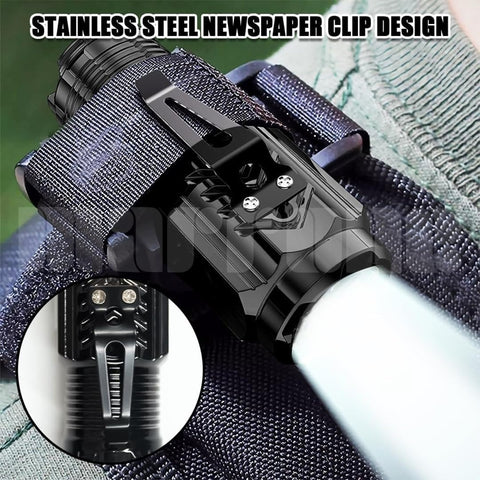 Rechargeable 3-LED Mini Flashlight – Portable Magnetic Torch