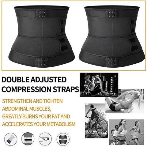 Waist Trainer Slimming Belt Body Shaper – Tummy Control & Waist Trimmer for Men & Women