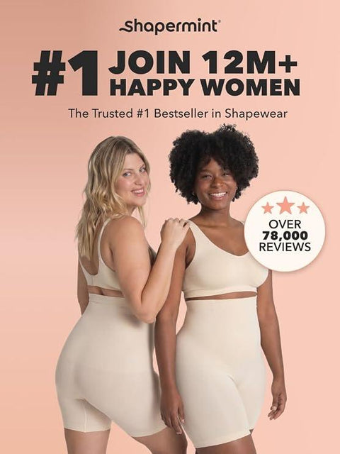 Women's High-Waist Body Shaper | Tummy & Thigh Shapewear