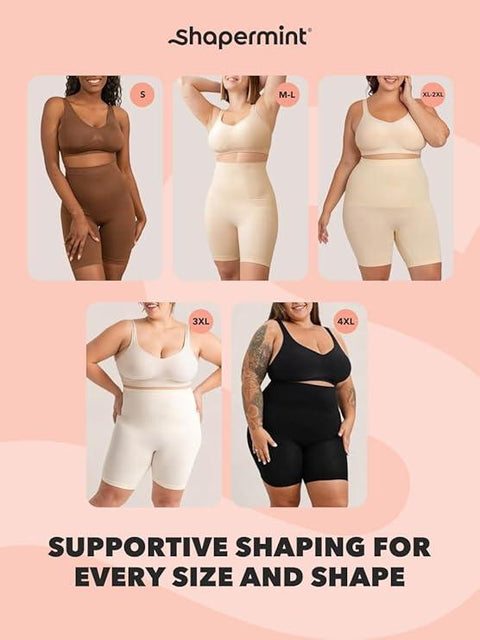 Women's High-Waist Body Shaper | Tummy & Thigh Shapewear