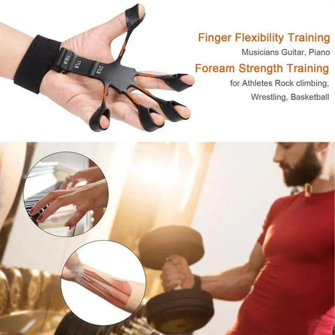 Silicone Grip Strengthener | Finger Stretcher Hand Trainer