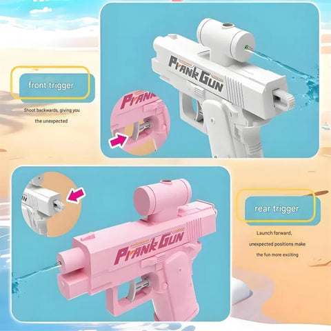 Prank Two-Way Water Gun Toy | Dual Spray Water Blaster for Kids