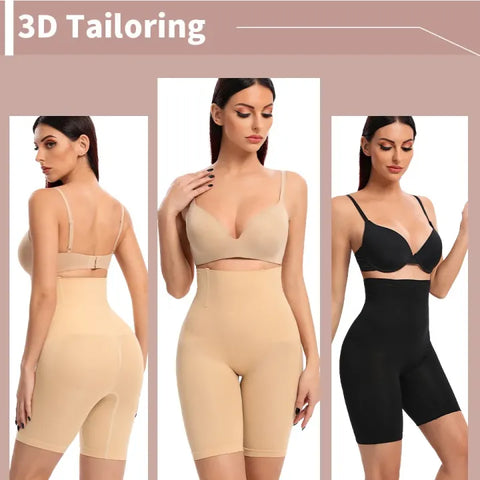 Women's High-Waist Body Shaper | Tummy & Thigh Shapewear