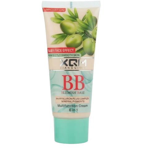 XQM BB Blemish Olive Base Cream, 6in1 Multifunction Cream 65ml